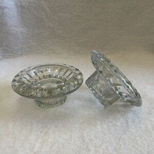 Firna Candlestick Holders Crystal Candle Elegant Glass Votive Taper Indonesia